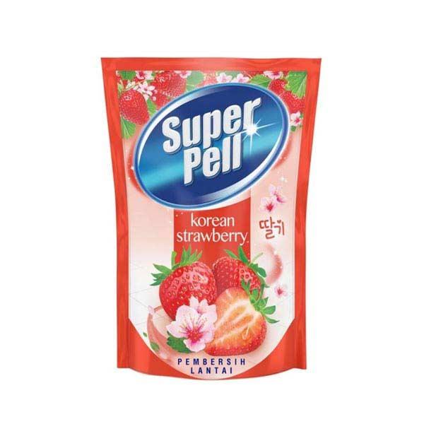 SUPERPELL KOREAN STRAWBERRY POUCH 700 ML - PEMBERSIH LANTAI