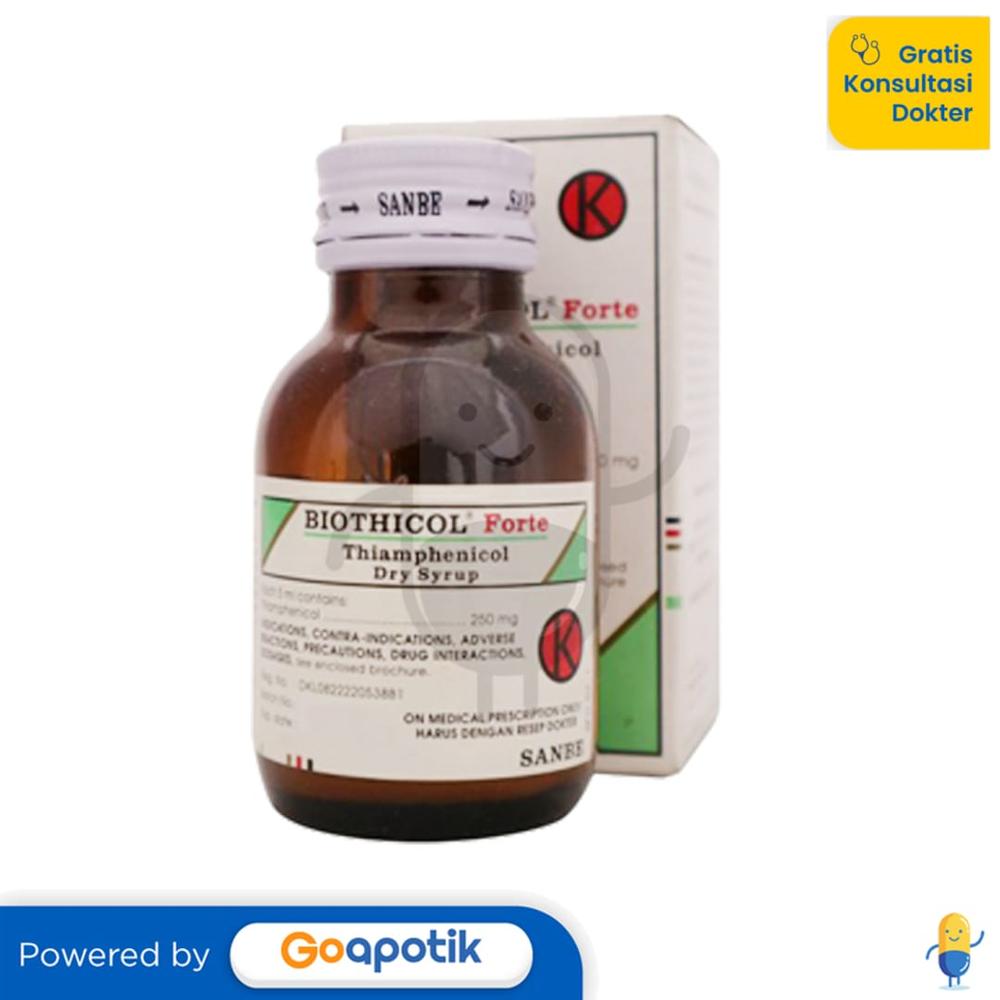 BIOTHICOL FORTE 250 MG/5 ML DRY SYRUP 60 ML