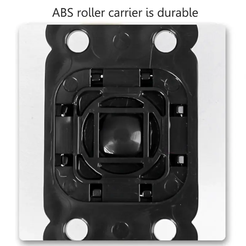 4Pcs Self Adhesive Caster Wheels Paste Type Universal Pulley 360 Degree Swivel Sticky Pulley for Trash Can Storage Box 4