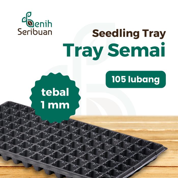 Gambar Tray Semai Pot Tray Tebal 1 MM Lubang 105 Media Tanam Semai Benih dari Benih Seribuan Kab. Boyolali Tokopedia