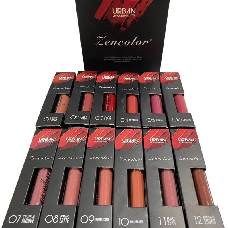 ZENCOLOR LIP CREAM MATTE | ZENCOLOR Lip Cream Lipstick original BPOM moisturizer liquid long last 3