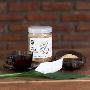 SILAHKAN DIJUAL_ JAHE MERAH PLUS GINSENG, HALIAHERBS 450 GRAM PASTI COCOK