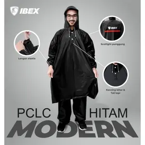 Mantel Mantol Jas Hujan Ponco Poncho Setelan Celana Lengan Panjang Dewasa Pria Wanita Anti Rembes Jumbo