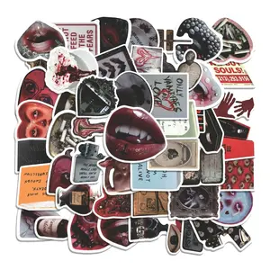 COD 50 Pcs Stiker Creepy collection Lucu Anti Air Untuk Dekorasi Notebook Sepeda Skateboard Handphone DIY