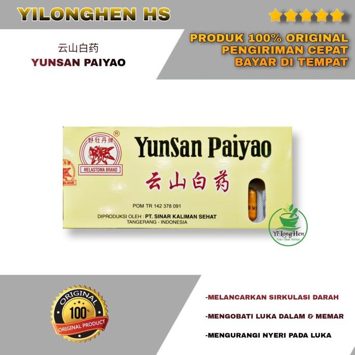 BerkahSehat- Yunsan Paiyao Obat Luka Dalam Pendarahan Yunnan Paiyao Melastoma Brand