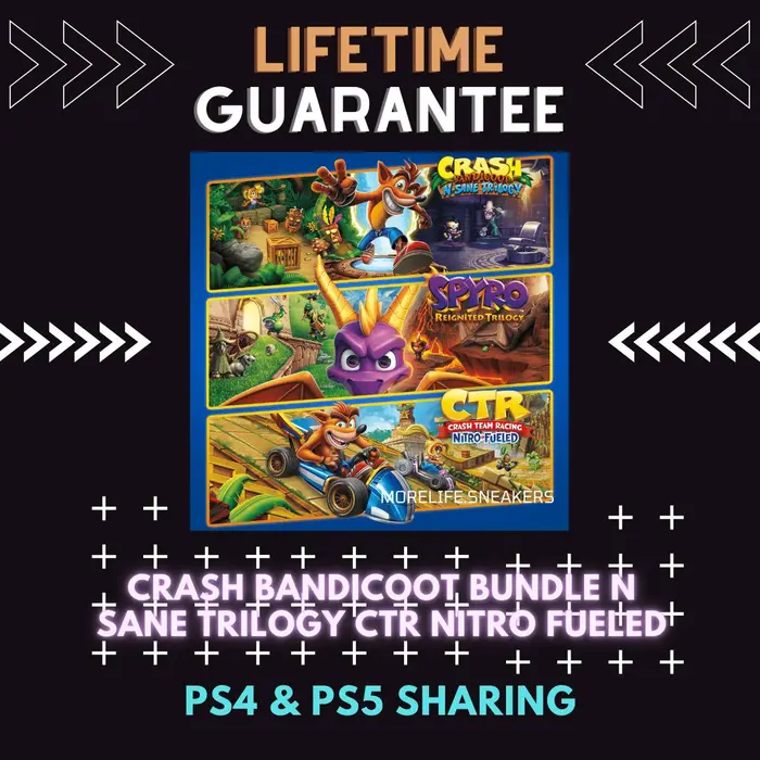 Gambar Crash Bandicoot Bundle N Sane Trilogy CTR Nitro Fueled 3in1  For PlayStation 5 - PS5 Game - Secondary card, Scheduled Login dari MoreLife.Gaming Kota Administrasi Jakarta Utara 3 Tokopedia