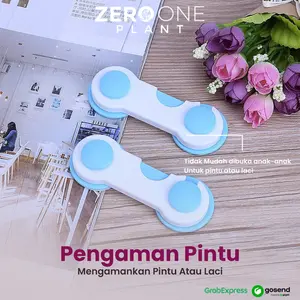 Kunci Pengaman Laci Pintu Lemari Kulkas Safety Lock Rack Child Murah Lucu Dengan Perekat Tempel