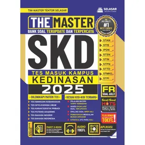 BUKU THE MASTER SKD TES Masuk Kampus KEDINASAN 2025 | Bank Soal terupdate & Terpercaya