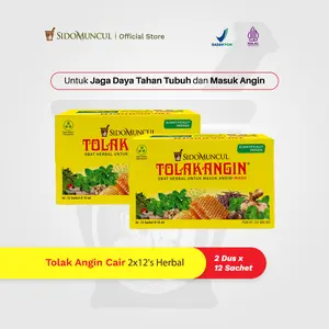 Tolak Angin Cair Herbal 2 Box Isi 24 Sachet - Masuk Angin Mual Flu Demam
