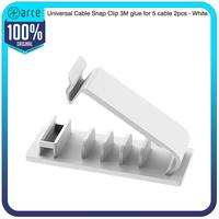Gambar Arte Universal Cable Snap Clip 3M glue for 5 cable dengan Sekat  (min 2pcs) White Klip Kabel Klem Penjepit Pengikat Perapih Tempel Tembok Perekat 3M Clip Cabel Management Desk Wire Holder Organizer Kabel Mobil Listrik USB PC Organizer dari Official Ringke Partner Kota Administrasi Jakarta Utara 1 Tokopedia