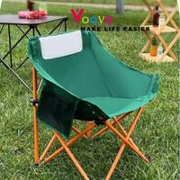 Gambar VOOVA Kursi Piknik/ Kursi Outdoor/ Kursi Lipat Portable Outdoor/ Kursi Santai/ Kursi Camping Bulat Lebih Kuat/ Lebar 59cm - Hijau dari Voova Store Kab. Tangerang 1 Tokopedia
