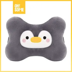 Ohsome Alba Sol Bantal Leher Kepala Mobil Kursi Kerja Kantor Kartun Lucu Terbaru