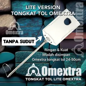 Tongkat Kartu Tol Adjustable Tangkai Stainless Tongkat Toll Stik Tol Terbaru