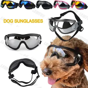 15 Gaya Dog Goggles Sunglasses Windproof UV Protection Dust Protection Adjustable Strap Dog Glasses Kacamata Untuk Anjing Sedang Dan Besar Anjing Kecil