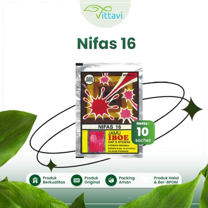 jamu nifas 16 cap iboe peluntur  original telat datang bulan minggat