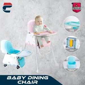 Baby Chair 0~6 Tahun Klassic Chair Baby Booster & High Chair 6 Growing Stages 6in1 Sit On Me Fun Chair Kursi Makan Bayi kursi makan balita Lipat