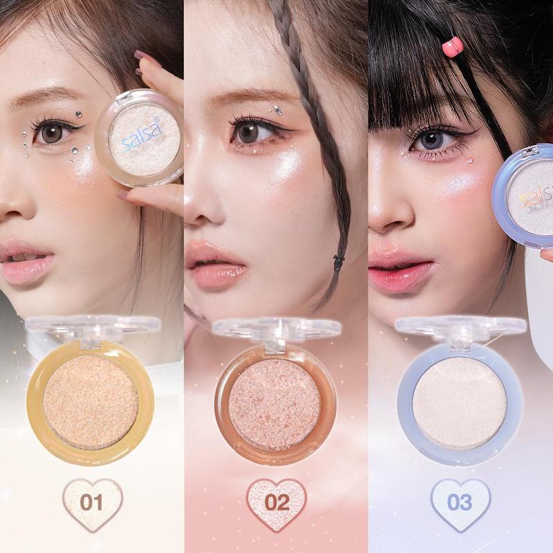 SALSA Galaxy Highlighter – Highlighter | Make Up Douyin Korea | MakeUp | Shimmer | Perona Kilau | High Pigmented 4