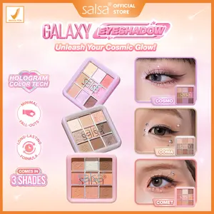 SALSA Galaxy Eyeshadow – Palette Eyeshadow|Make Up Douyin Korea|MakeUp|Perona Mata|Pewarna Mata High Pigmented|Eyeshadows