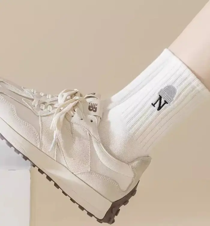 KK310 Kaos Kaki Wanita Panjang Korea Retro N Style Women Socks 3