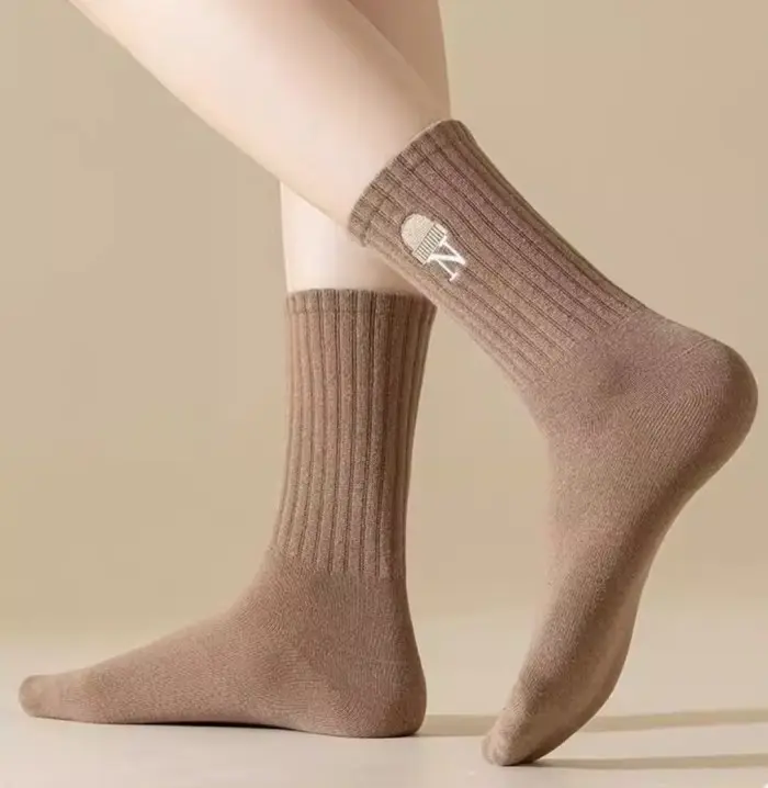 KK310 Kaos Kaki Wanita Panjang Korea Retro N Style Women Socks 6
