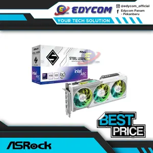 ASRock Intel Arc B580 Steel Legend 12GB OC DDR6 Triple Fan