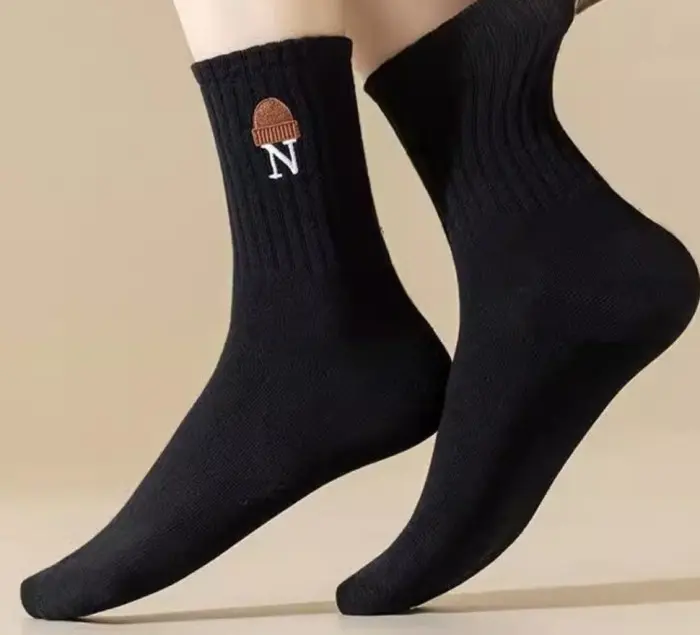 KK310 Kaos Kaki Wanita Panjang Korea Retro N Style Women Socks 4