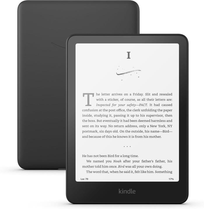 All-new 2024 Amazon Kindle Paperwhite (16 GB) – Our fastest Kindle ever, with new 7" glare-free display and weeks of battery life