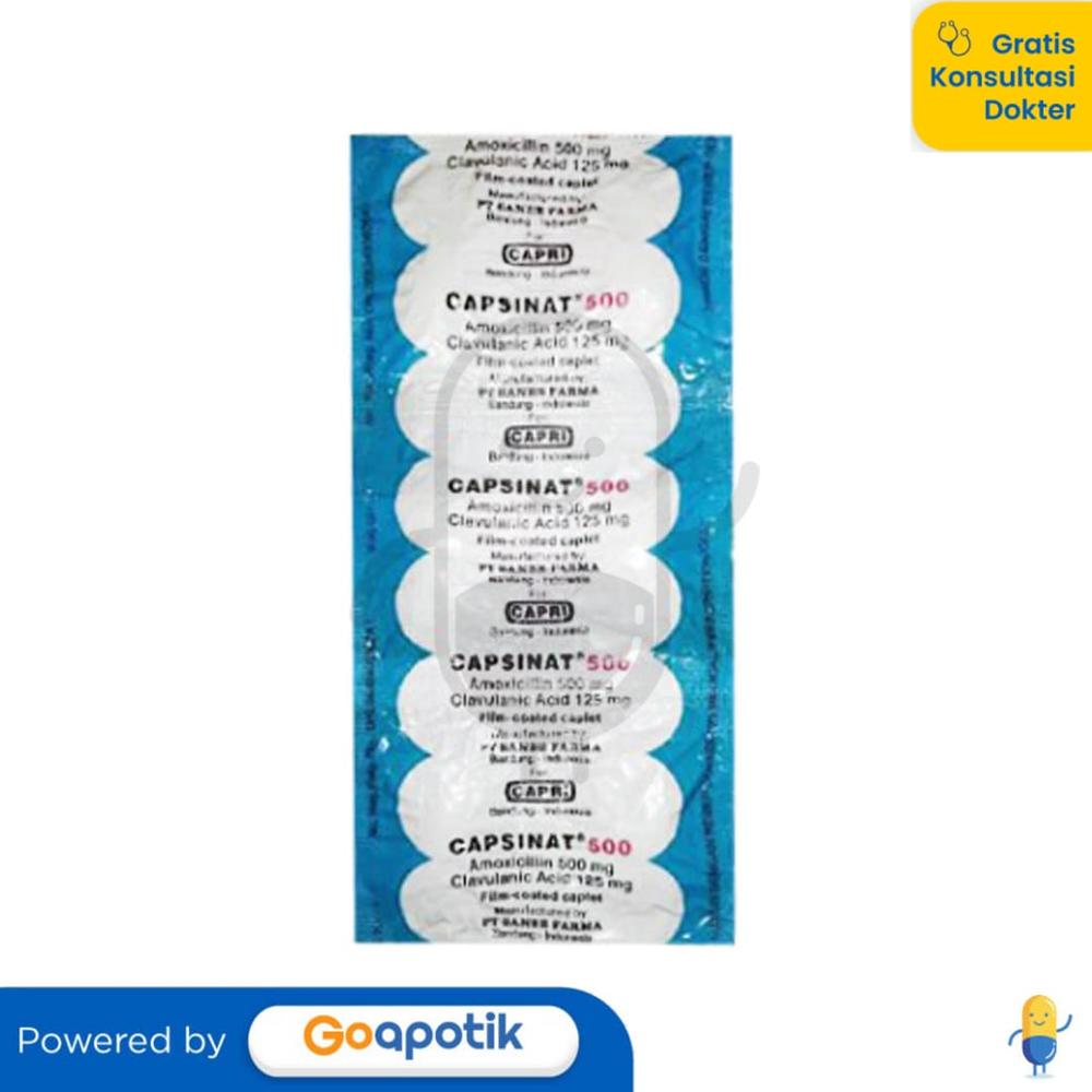 CAPSINAT 500 MG STRIP 6 KAPLET
