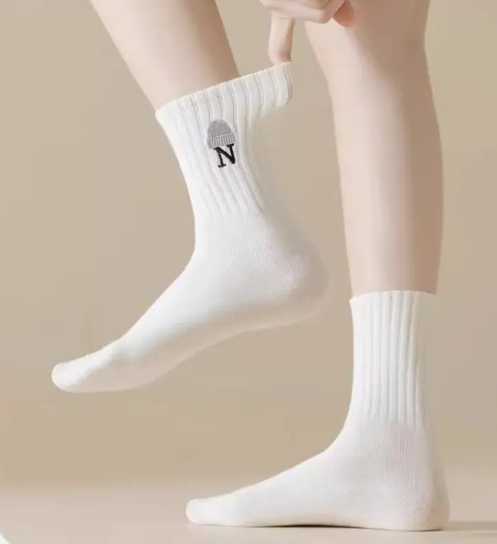 KK310 Kaos Kaki Wanita Panjang Korea Retro N Style Women Socks 5