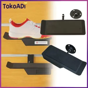 Tatakan Sepatu Braket Display Sandal Sepatu Tempel Dinding Pajangan Sandal Dekorasi Toko Bahan ABS