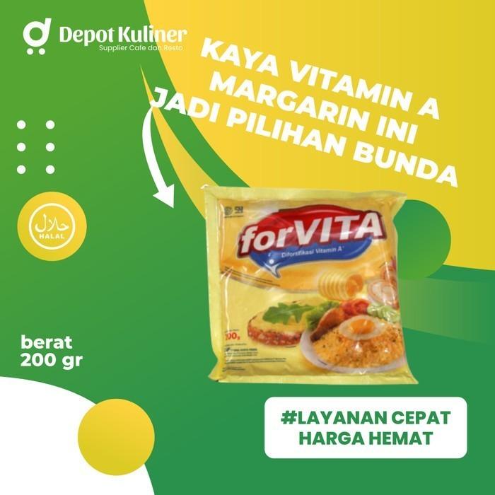 Gambar Margarin forVita 200GR dari Depot Kuliner Kota Medan Tokopedia