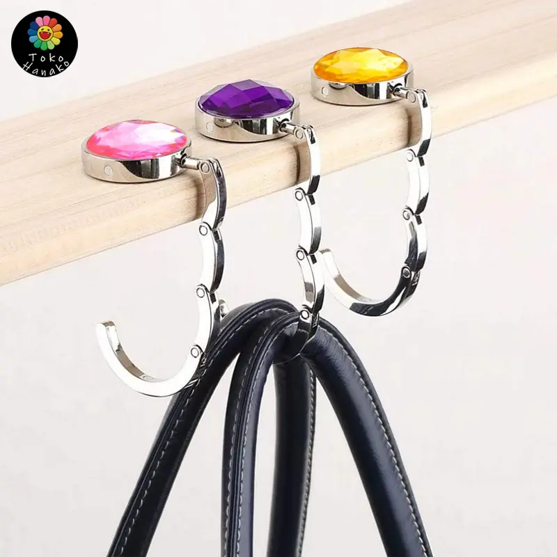 Bag Hanger For Table Handbag Magnetik Bag Hanger Meja Akrilik Bulat