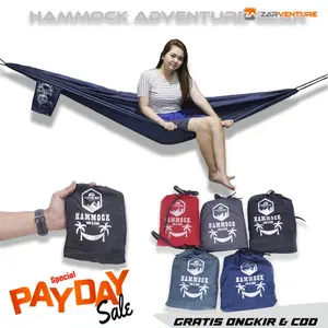 HAMMOCK hamok hammuck ayunan tidur premium adventure gear