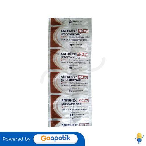 ANFUHEX 200 MG STRIP 10 TABLET