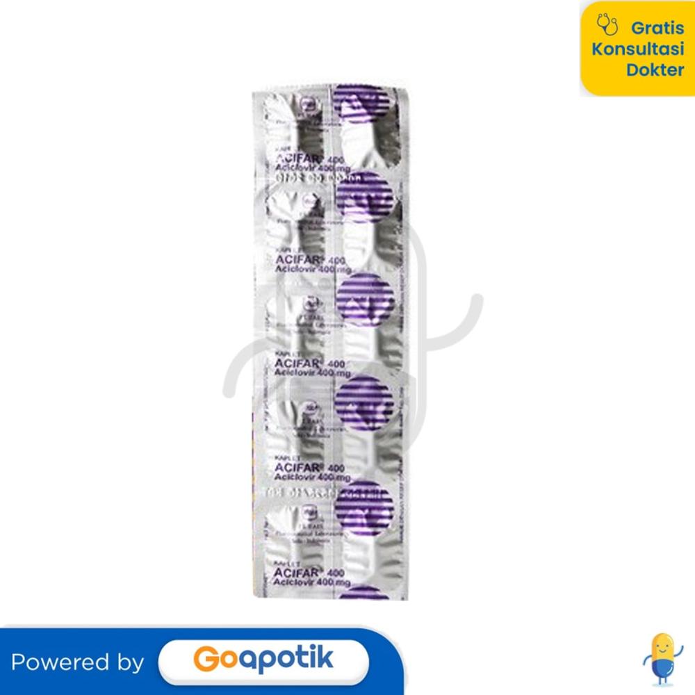 ACIFAR 400 MG STRIP 10 KAPLET