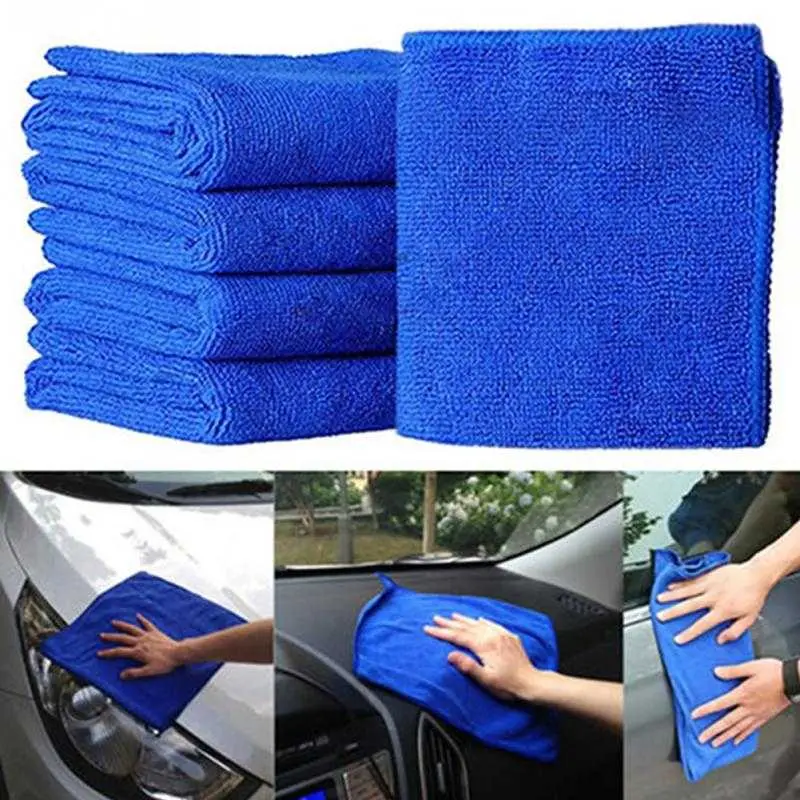 EACHGO Handuk Microfiber Lap Pengering Mobil 24x24cm - WJ201 3