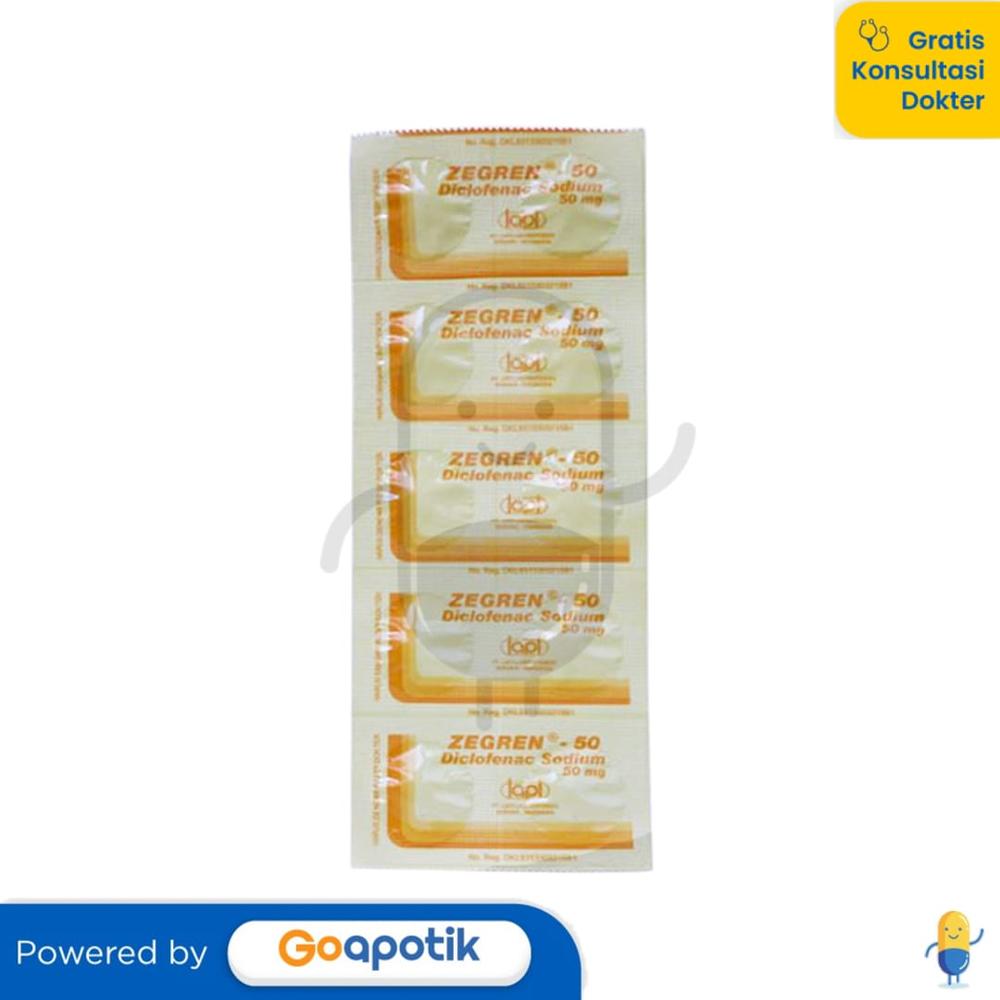 ZEGREN 50 MG STRIP 10 TABLET