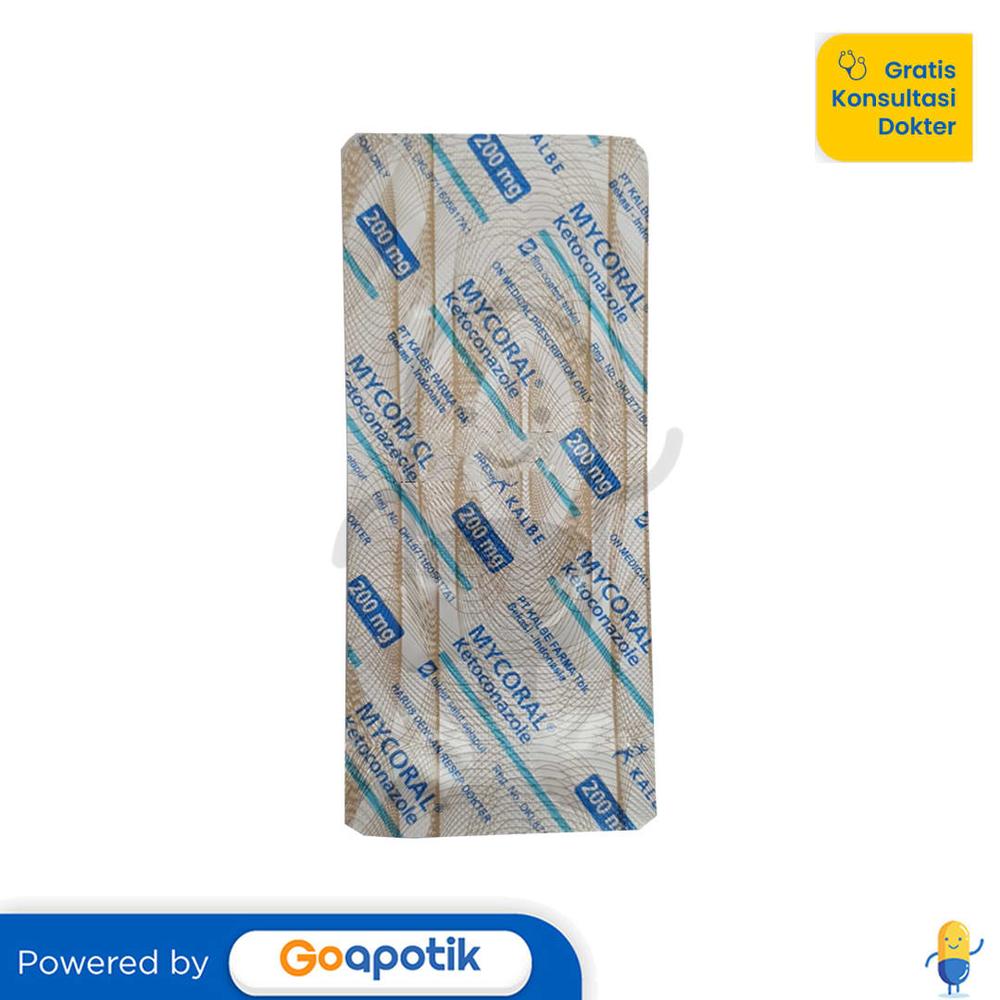 MYCORAL 200 MG BLISTER 10 TABLET