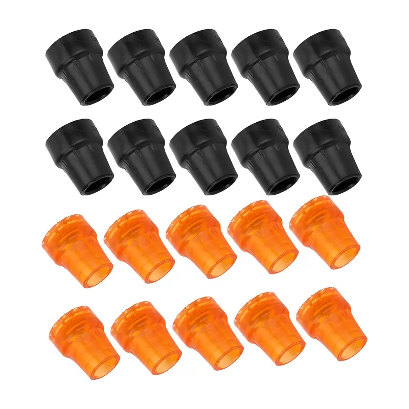 10Pcs Crutch Tip Rubber 19Mm Inner Diameter Slip Resistance Universal Heavy Duty Walking Cane Tip Cane Tip Replacement Cane Tip 2