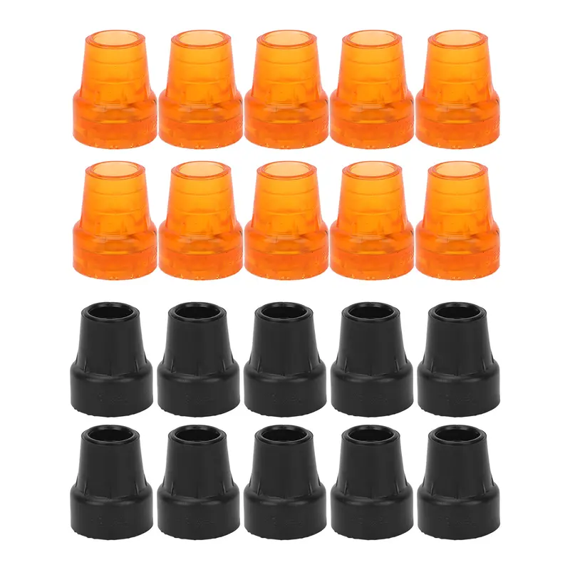 10Pcs Crutch Tip Rubber 19Mm Inner Diameter Slip Resistance Universal Heavy Duty Walking Cane Tip Cane Tip Replacement Cane Tip 0