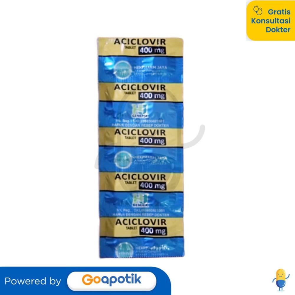 ACICLOVIR HEXPHARM 400 MG STRIP 10 TABLET