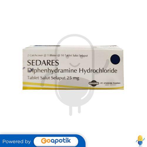 SEDARES 25 MG BOX 20 TABLET