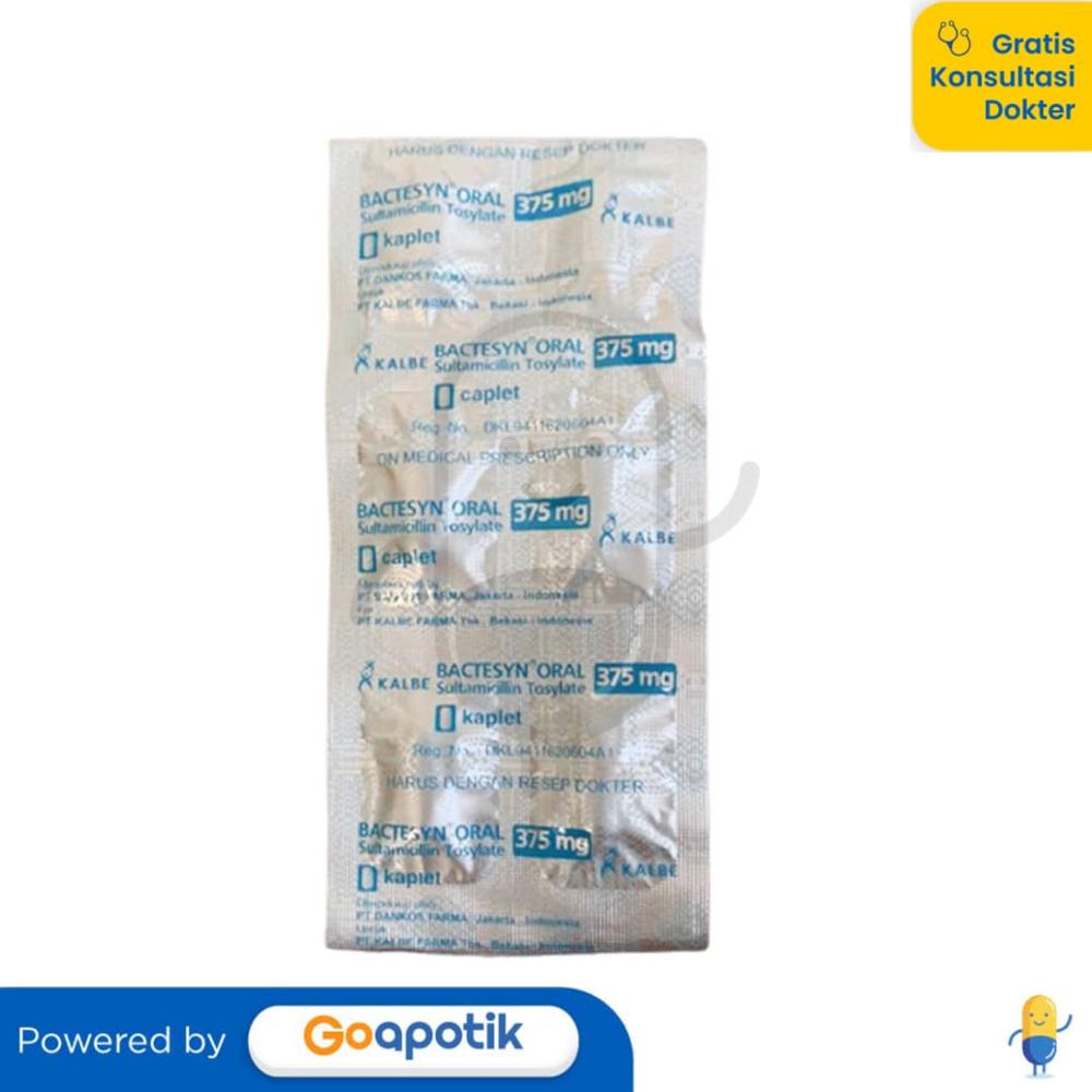 BACTESYN 375 MG STRIP 10 TABLET