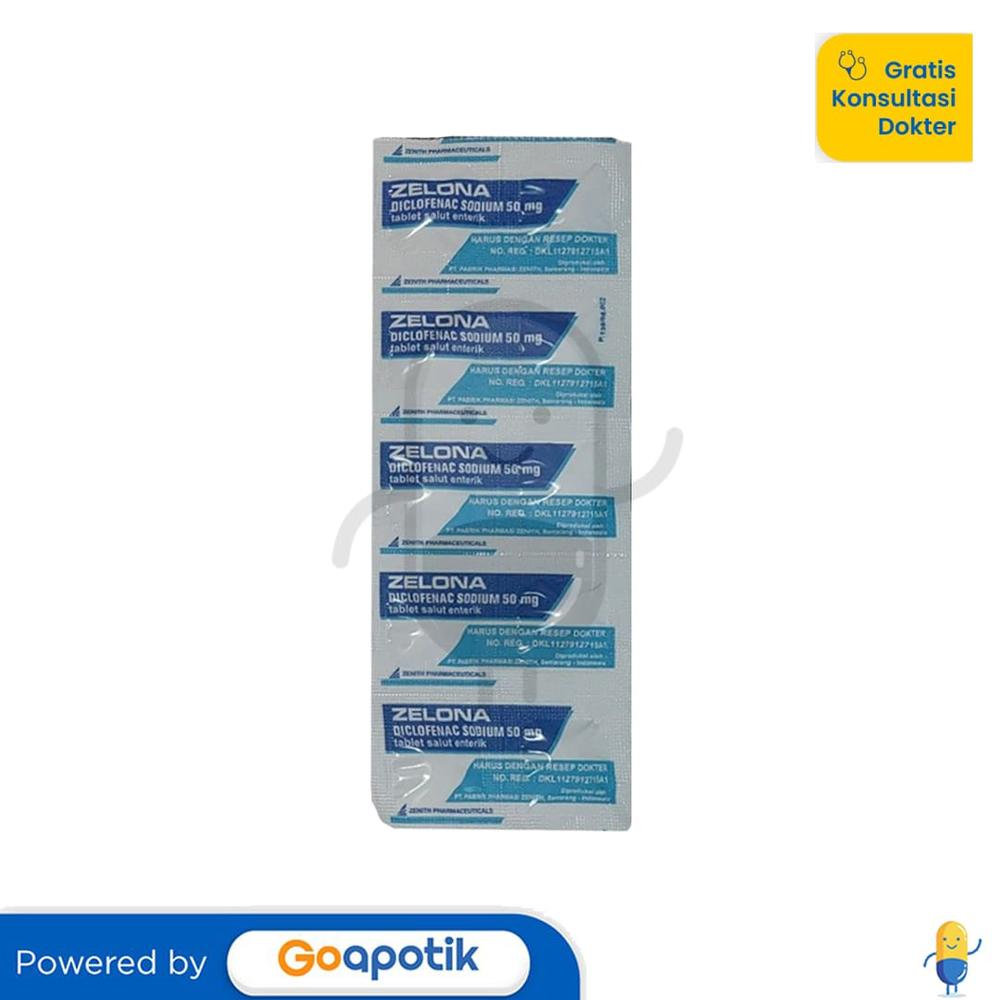 ZELONA 50 MG STRIP 10 TABLET