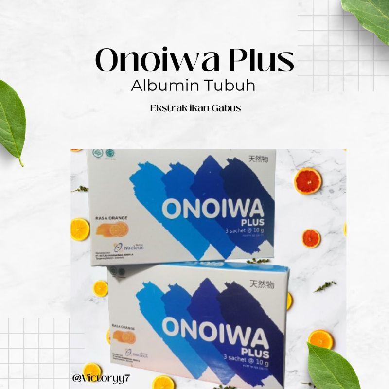JUAL ONOIWA PLUS- ALBUMIN SACHET SERBUK RASA JERUK EKSTRAK IKAN GABUS