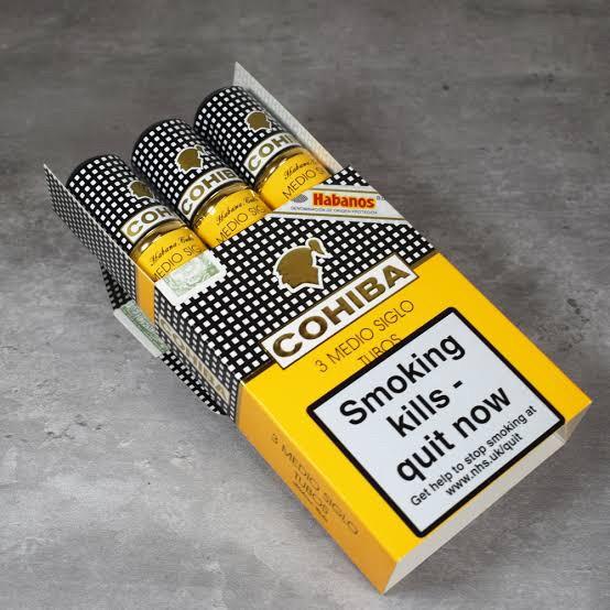 COHIBA MEDIO SIGLO TUBOS / PACK OF 3