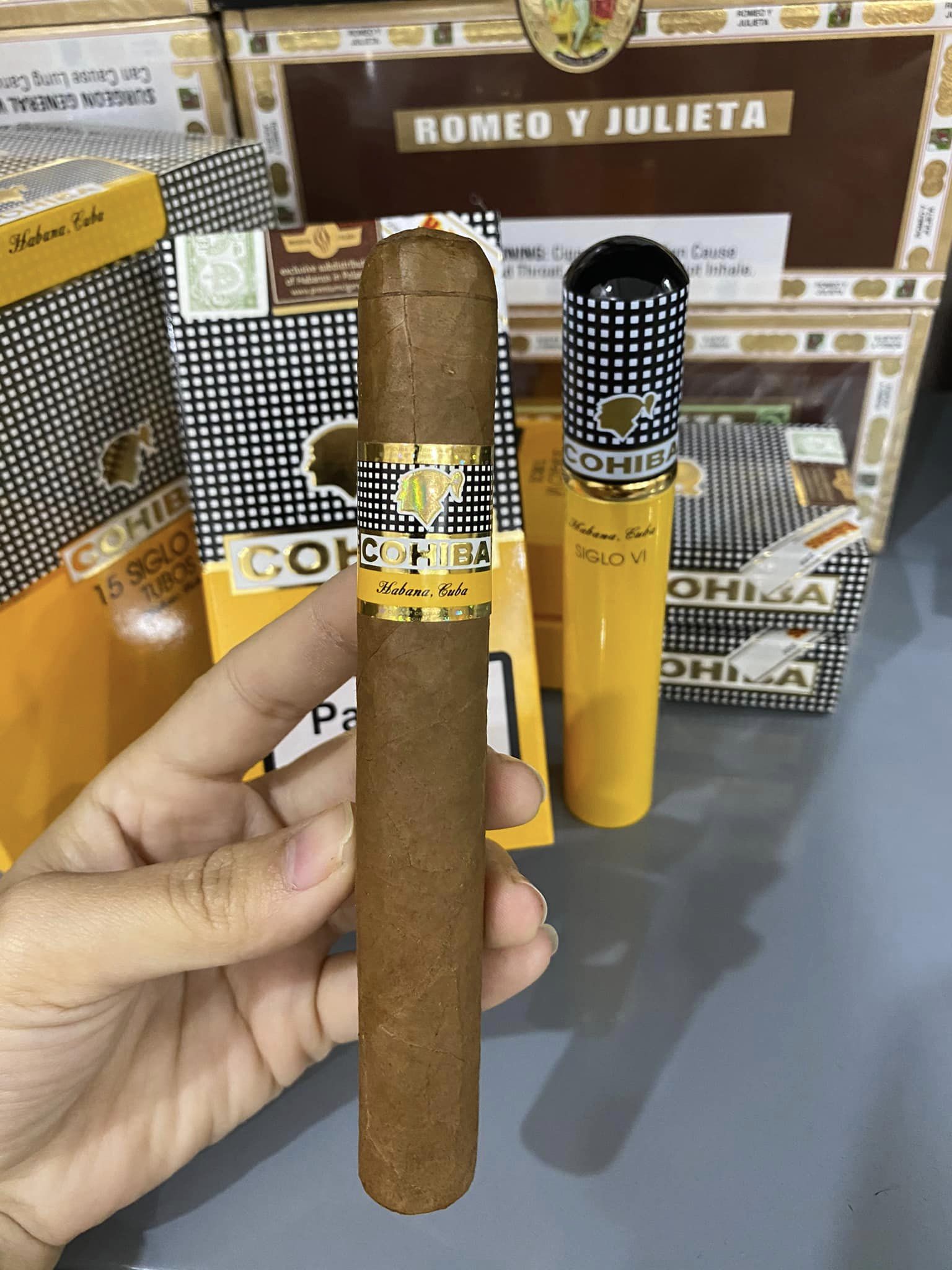 COHIBA SIGLO VI TUBOS / SINGLE