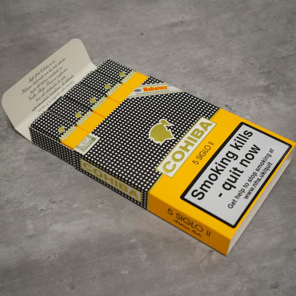 COHIBA SIGLO II INDIVIDUAL PACK / PACK OF 5