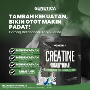 Genetica Creatine Monohydrate Unflavoured 150 dan 300 Gram