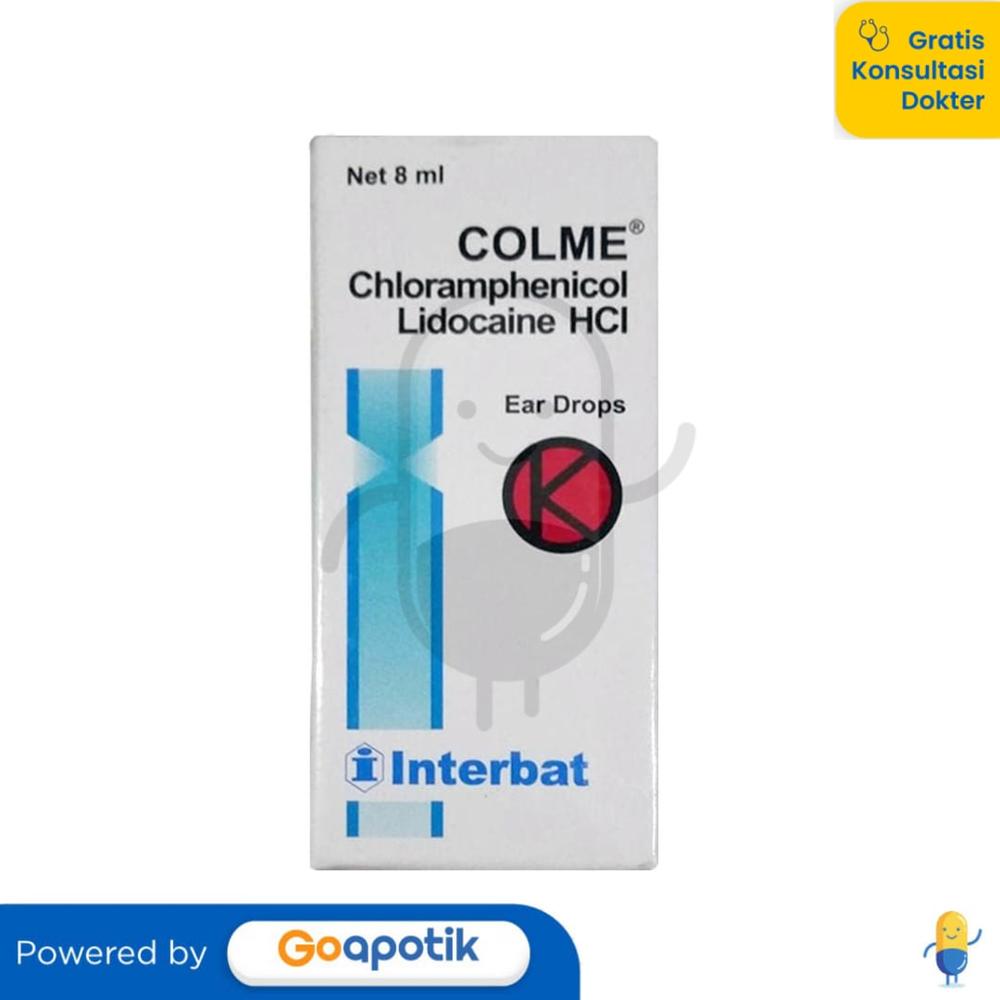COLME EAR DROPS ISI 8 ML BOTOL
